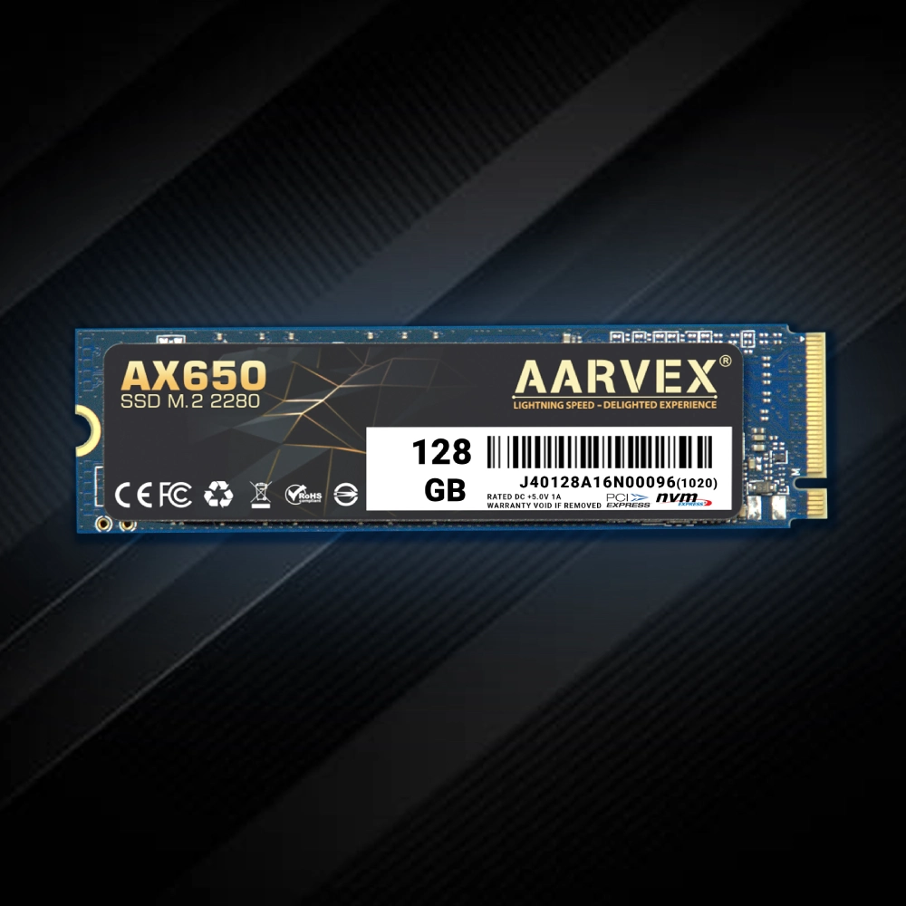 Aarvex Internal SSD 128GB NVMe 2280 (AX650) view 4